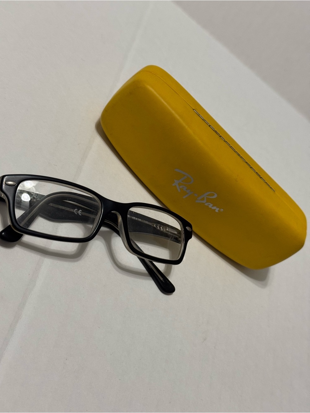 Ray-Ban RB1530 3529 Black on Transparent Eyeglasses Frame 46-16
